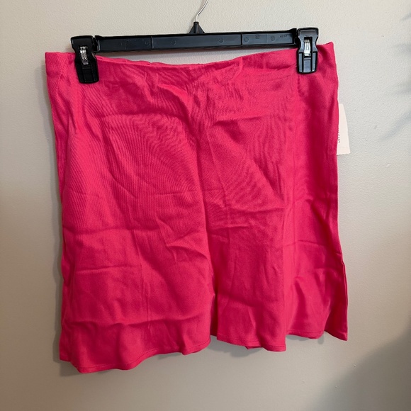 Anthropologie Tilda Mini Slip Skirt - Pink - Picture 4 of 9